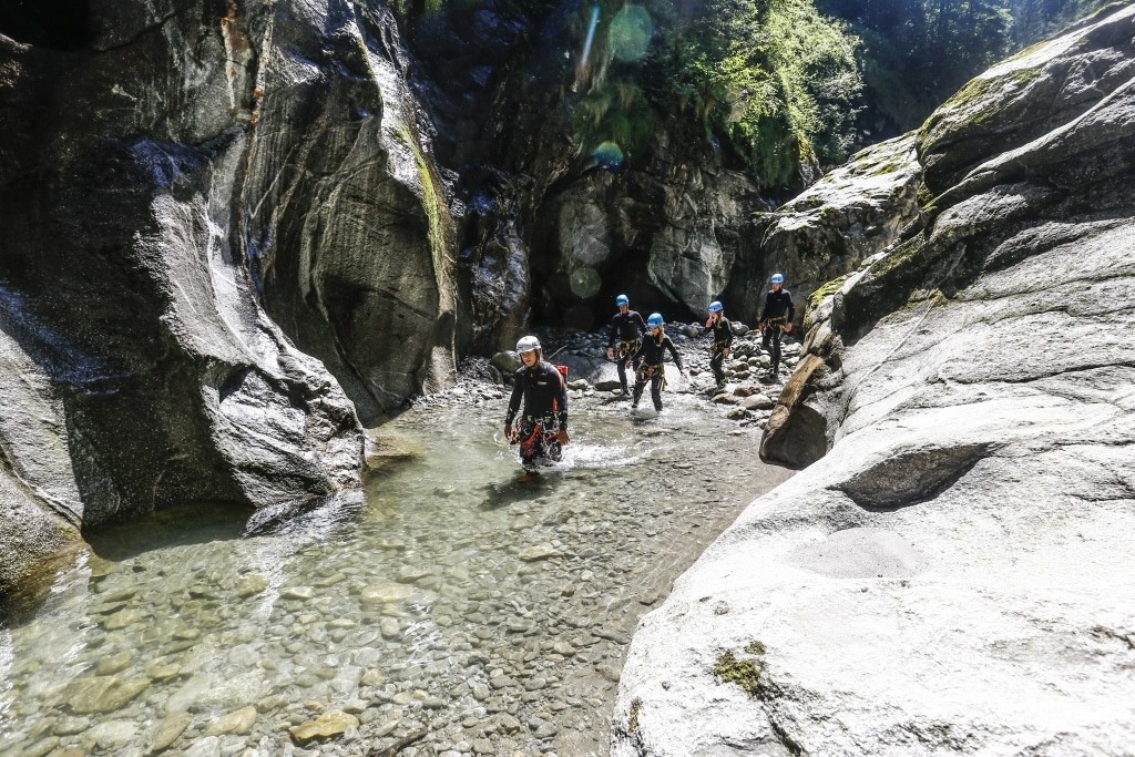 Canyoning in der Zemmschlucht © TVB Mayrhofen, Dominic Ebenbichler