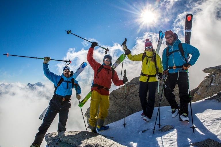 Skitour auf die Gipfel des Zillertals